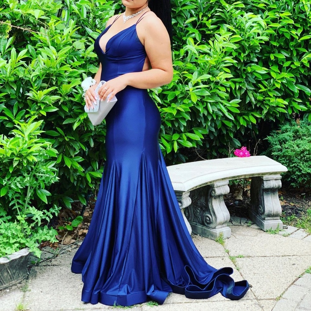 Formal Navy Blue Dress